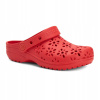 Detské šľapky Crocs Classic Floral Cutout Clog Kids cherry red 29-30 EU Detské šľapky Crocs Classic Floral Cutout Clog Kids cherry red 29-30 EU