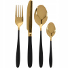 Sada príborov pre 4 osoby 16ks Koopman zlato čierna Sada príborov pre 4 osoby 16ks Koopman zlato čierna