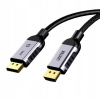 Kábel DisplayPort Unitek C1626GY01 DisplayPort 2.1 16K 60Hz Čierno-sivý 3m Kábel DisplayPort Unitek C1626GY01 DisplayPort 2.1 16K 60Hz Čierno-sivý 3m