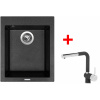 Sinks Cube 410 Granblack + Mix 3 P GR Sinks Cube 410 Granblack + Mix 3 P GR