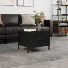 zahrada-XL Konferenčný stolík čierny 50x50x40 cm spracované drevo 829414 zahrada-XL Konferenčný stolík čierny 50x50x40 cm spracované drevo 829414