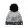 Eisbär Draw Lux Crystal MÜ dámská čepice s bambulí a krystaly Eisbär Draw Lux Crystal MÜ dámská čepice s bambulí a krystaly