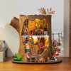 RoboTime 3D dřevěná skládačka Miniatura domečku Lesní chaloupka z pařezu RoboTime 3D dřevěná skládačka Miniatura domečku Lesní chaloupka z pařezu