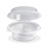 Šalátová miska priehľadná s vypuklým viečkom 2200 ml (PP) (25ks) 100030376 Šalátová miska priehľadná s vypuklým viečkom 2200 ml (PP) (25ks) 100030376