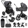 MUUVO SET Kočík 4v1 Quick SE 2 Diamond graphite set + CBX By CYBEX Aton B2 i-Size + základňa MUUVO SET Kočík 4v1 Quick SE 2 Diamond graphite set + CBX By CYBEX Aton B2 i-Size + základňa