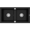 Dvojkomorový granitový drez MEXEN MARIO čierny Dvojkomorový granitový drez MEXEN MARIO čierny