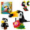 Kocky LEGO Tropický tukan 3 v 1 59 prvkov Kocky LEGO Tropický tukan 3 v 1 59 prvkov