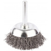 Makita D-39908 kefa na misky z oceľového drôtu, valcová stopka, 38x6 mm Makita D-39908 kefa na misky z oceľového drôtu, valcová stopka, 38x6 mm