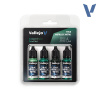 Vallejo True Metallic Metal 77257 Set Dusken Green Vallejo True Metallic Metal 77257 Set Dusken Green