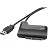 Renkforce pevné disky/ssd adaptér [1x USB 3.0 zástrčka A - 1x kombinovaná SATA zástrčka 15+7-pólová] pozlátené kontakty; RF-4472916