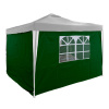 DEMA Bočné steny na záhradný pavilón 3x3 m, zelené, 4 ks DEMA Bočné steny na záhradný pavilón 3x3 m, zelené, 4 ks
