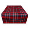Vianočný behúň na stôl Karó s lurexom Červená 40x150 cm Vianočný behúň na stôl Karó s lurexom Červená 40x150 cm