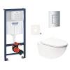 Grohe Závěsný wc set do lehkých stěn / předstěnová montáž SAT Infinitio SIKOGRSIN11SCP00 Grohe Závěsný wc set do lehkých stěn / předstěnová montáž SAT Infinitio SIKOGRSIN11SCP00