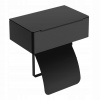 Držiak na toaletný papier - Držiak čierneho toaletného papiera s poličkou vydrží (Držiak na toaletný papier - Držiak čierneho toaletného papiera s poličkou vydrží) Držiak na toaletný papier - Držiak čierneho toaletného papiera s poličkou vydrží (Držiak na toaletný papier - Držiak čierneho toaletného papiera s poličkou vydrží)