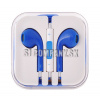 Stereo slúchadlá pre iPhone 3G/3GS/4/4S/5/5S BOX – modrá