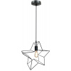 Candellux Gwiazdka závesné svietidlo 1x60 W čierna 31-64080 Candellux Gwiazdka závesné svietidlo 1x60 W čierna 31-64080