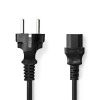 Nedis CEGL10030BK30 - Napájecí Kabel | Typ F Zástrčka | IEC-320-C13 | Přímý | Přímý | 3,00 m | Černá Nedis CEGL10030BK30 - Napájecí Kabel | Typ F Zástrčka | IEC-320-C13 | Přímý | Přímý | 3,00 m | Černá
