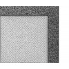KRATKI 220 x 220 čiernostrieborná krbová mriežka KRATKI 220 x 220 čiernostrieborná krbová mriežka