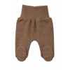 Pletené dojčenské polodupačky Hand Made Baby Nellys hnědé Pletené dojčenské polodupačky Hand Made Baby Nellys hnědé