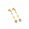 iZlato Forever Náušnice so zeleným a modrými korálkami a srdiečkom, žlté zlato 14K IZ31760 iZlato Forever Náušnice so zeleným a modrými korálkami a srdiečkom, žlté zlato 14K IZ31760