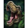 NORIMPEX Diamantové malování Dinosauří řev 40x30cm NORIMPEX Diamantové malování Dinosauří řev 40x30cm