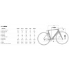 Cestný bicykel Isaac Meson Mineral White 105 Di2 XL Cestný bicykel Isaac Meson Mineral White 105 Di2 XL