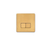 JEE-O flush plate XS - 007-0015 gold matt JEE-O flush plate XS - 007-0015 gold matt