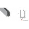ALU PROFIL TYP I10 (strieborný anodizovaný) ALU PROFIL TYP I10 (strieborný anodizovaný)