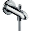 HANSGROHE Focus nástenný vaňový výtok s prepínacím ventilom, dĺžka 152 mm, chróm, 13423000 HANSGROHE Focus nástenný vaňový výtok s prepínacím ventilom, dĺžka 152 mm, chróm, 13423000