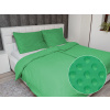 Biante Hrejivé posteľné obliečky Minky TOP 3D bodky MKP-054 Sýto zelené Jednolôžko 140x200 a 70x90 cm Biante Hrejivé posteľné obliečky Minky TOP 3D bodky MKP-054 Sýto zelené Jednolôžko 140x200 a 70x90 cm