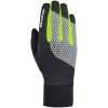 OXFORD rukavice BRIGHT GLOVES 1.0 čierna/reflexná/žltá fluo - M