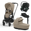 Cybex Priam 4 kombinovaný kočík 4v1 / COZY BEIGE Cybex Priam 4 kombinovaný kočík 4v1 / COZY BEIGE