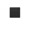 JEE-O flush plate XS - 007-0013 structured black JEE-O flush plate XS - 007-0013 structured black