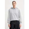 Calvin Klein Jeans mikina s kapucňou dámska bavlnená LV047C224G sivá XXS Calvin Klein Jeans mikina s kapucňou dámska bavlnená LV047C224G sivá XXS