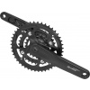kliky FORCE NINE3.2 Al 44/32/22z 175mm,černé kliky FORCE NINE3.2 Al 44/32/22z 175mm,černé