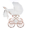 JUNAMA Kočík pre bábiky Dolce 08 white/copper JUNAMA Kočík pre bábiky Dolce 08 white/copper