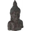 Cementová záhradná dekorácia sochy hlavy buddhu s čiernym pretieraním 53 cm 41492 Cementová záhradná dekorácia sochy hlavy buddhu s čiernym pretieraním 53 cm 41492