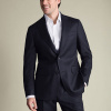 Charles Tyrwhitt Italian Flannel Suit Jacket — Navy - Slim fit | 54 | Predĺžené Charles Tyrwhitt Italian Flannel Suit Jacket — Navy - Slim fit | 54 | Predĺžené