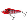 Salmo Wobler Rattlin' Slider Supernatural Holo Red Head Striper - 11 cm Salmo Wobler Rattlin' Slider Supernatural Holo Red Head Striper - 11 cm