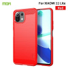 Gumený kryt MOFI Gentleness na Xiaomi Mi 11 Lite - Červená Gumený kryt MOFI Gentleness na Xiaomi Mi 11 Lite - Červená