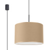 Sollux Lighting Závesné svietidlo Nevia, 1x béžové textilné tienidlo, b Sollux Lighting Závesné svietidlo Nevia, 1x béžové textilné tienidlo, b
