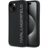 Karl Lagerfeld 3D Rubber Glitter Logo kryt iPhone 14 čierny 57983123902 Karl Lagerfeld 3D Rubber Glitter Logo kryt iPhone 14 čierny 57983123902
