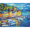 Lode v prístave, 40×50 cm, vypnuté plátno na rám 6039701 Lode v prístave, 40×50 cm, vypnuté plátno na rám 6039701