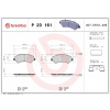 Brzdové doštičky Fiat Ducato 06 predné 2 snímače 77366022 BREMBO Brzdové doštičky Fiat Ducato 06 predné 2 snímače 77366022 BREMBO