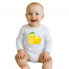 Detské body s potlačou New Baby Lemon - krátky rukáv Biela 80 (9-12m) Detské body s potlačou New Baby Lemon - krátky rukáv Biela 80 (9-12m)