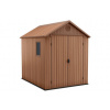 Darwin 6x8 plastový záhradný domček hnedý Darwin 6x8 plastový záhradný domček hnedý