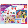 Educa Soubor her Disney princezny 4v1 Educa Soubor her Disney princezny 4v1