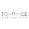 MEOPTA MeoPro Optika6 1-6x24 RD SFP Zámerná osnova: Rozmery MEOPTA MeoPro Optika6 1-6x24 RD SFP Zámerná osnova: Rozmery