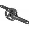 kliky FORCE ELEVEN1.7B+ Al 34z s osou 175mm, černé kliky FORCE ELEVEN1.7B+ Al 34z s osou 175mm, černé