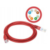 Patchcord Alantec U/UTP 5e RJ45 / RJ45 5 m červený Patchcord Alantec U/UTP 5e RJ45 / RJ45 5 m červený